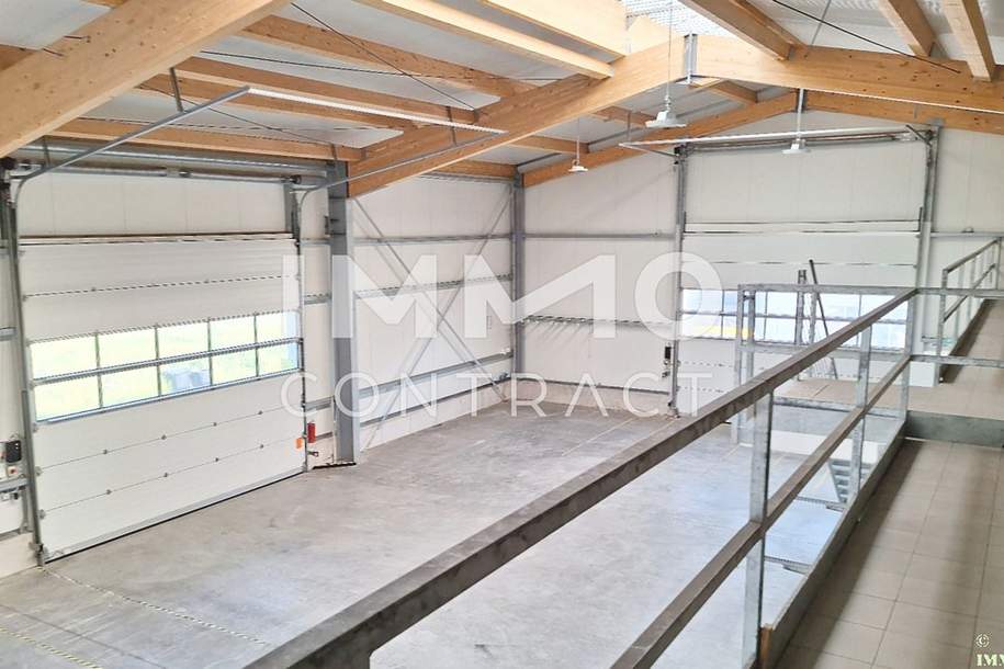 Modernes Betriebsgebäude mit Büro, Freiflächen und Parkplatz - Nähe Haag - Gewerbegebiet - beheizt, Gewerbeobjekt-miete, 4.199,26,€, 3350 Amstetten