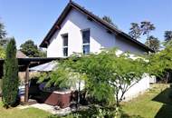 Neuwertiges, provisionsfreies, Einfamilienhaus (118m²) mit Jacuzzi und Schwimmteich in ruhiger Lage in Gänserndorf-Süd!
