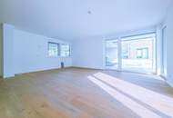 Ruhelage sogar in Schönberg: Prächtige 3-Zimmer-Neubauwohnung mit 90 m² großem Garten und Terrasse