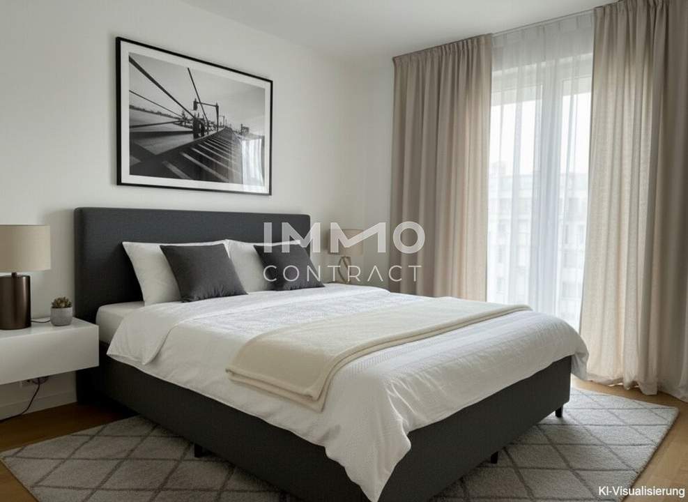 Hofseitige 2-Zimmer-Balkonwohnung in begehrter Lage – Erstbezug BEIM DONAUUFER