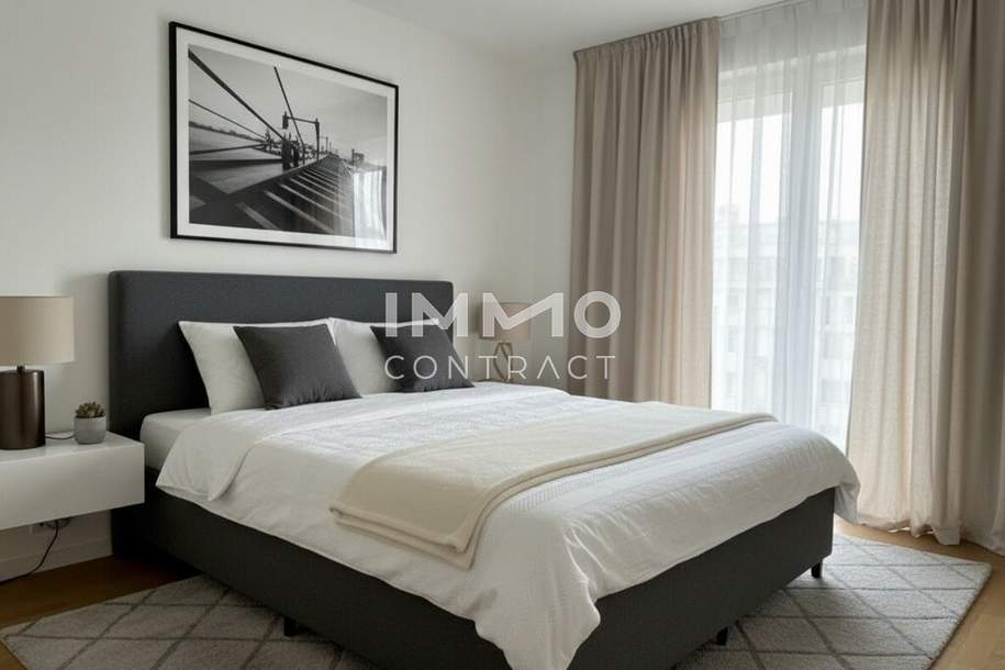 Hofseitige 2-Zimmer-Balkonwohnung in begehrter Lage – Erstbezug BEIM DONAUUFER, Wohnung-kauf, 259.500,€, 1210 Wien 22., Donaustadt