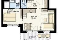 HOCHWERTIGE AUSSTATTUNG - 2 ZIMMER - MIT PERFEKTEM GRUNDRISS - NORDBAHNVIERTEL