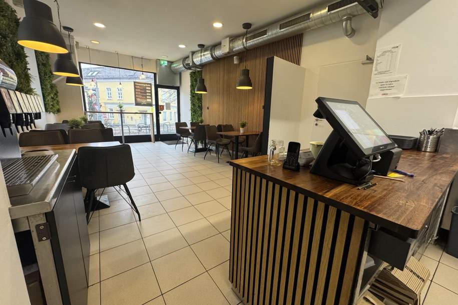 Gastro in Bestlage: Frisch renoviert &amp; unbefriste, Gewerbeobjekt-miete, 1.288,30,€, 2380 Mödling