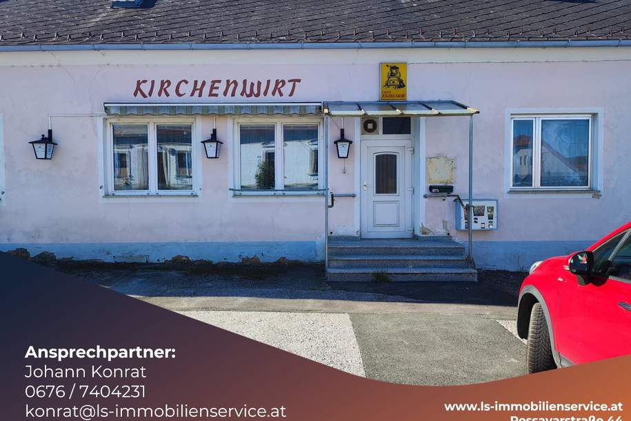 Ehemaliges Gasthaus mit vielseitigem Entwicklungspotenzial – in Neumarkt im Tauchental, Gewerbeobjekt-kauf, 149.000,€, 7461 Oberwart