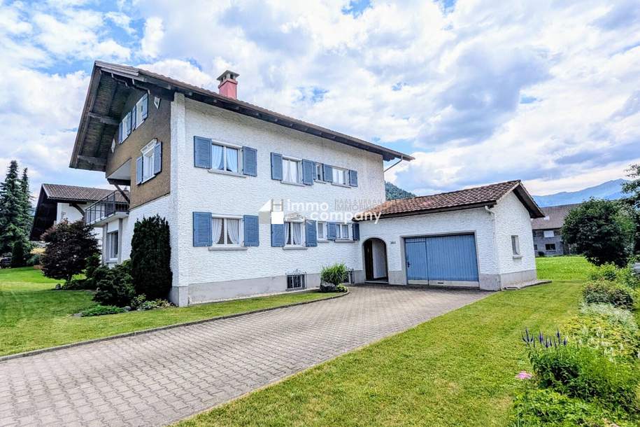 Traumhaftes Haus in Hittisau: 250 m² Wfl., Garten, Balkon &amp; Garage für € 650.000,- !, Haus-kauf, 650.000,€, 6952 Bregenz