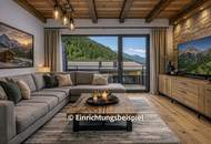 Dachgeschosswohnung an der Skipiste mit Kaiserblick