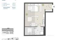 Kompaktes City-Loft: 1 Zimmer, große Wohnküche & Bad mit WM-Anschluss