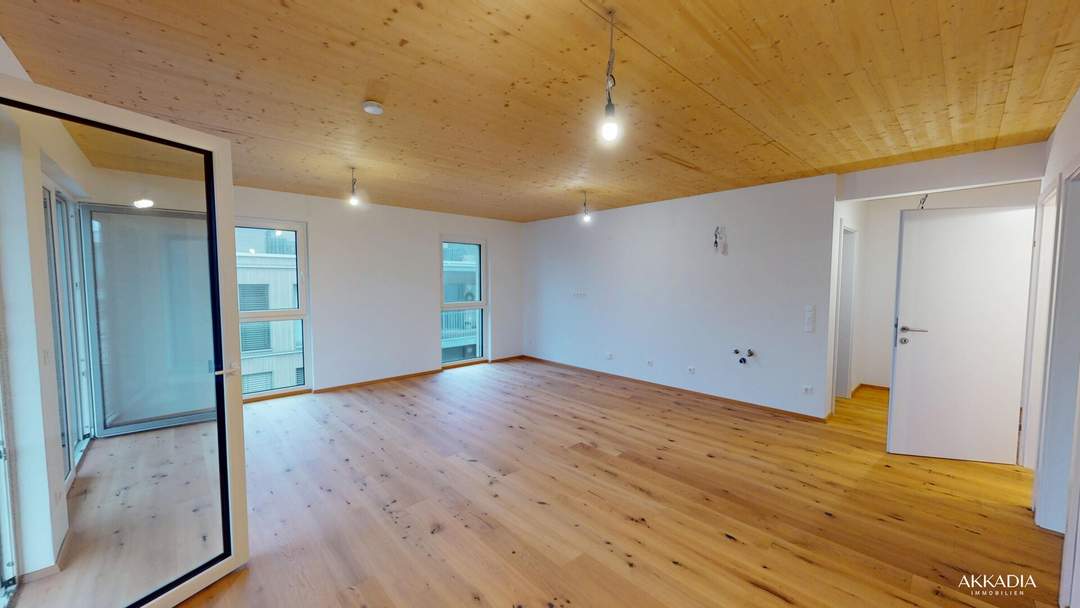 Holzbauweise I Balkonwohnung I 2 Zimmer