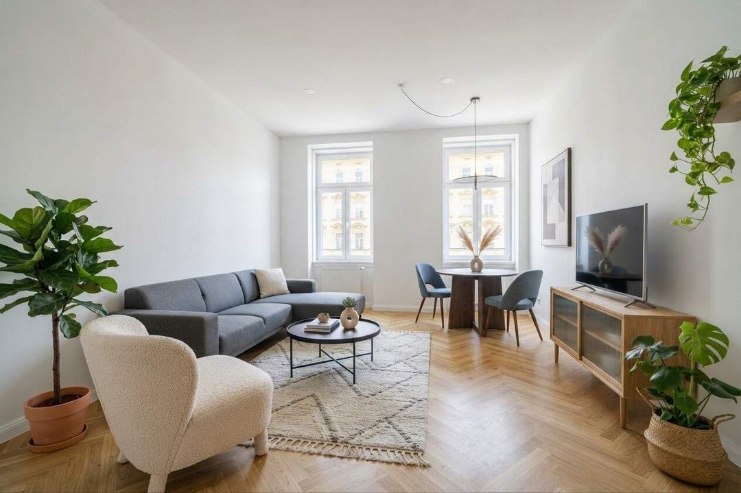 Altbau-Erstbezug nach Sanierung- U3 Simmering - Gratis Tischlerküche