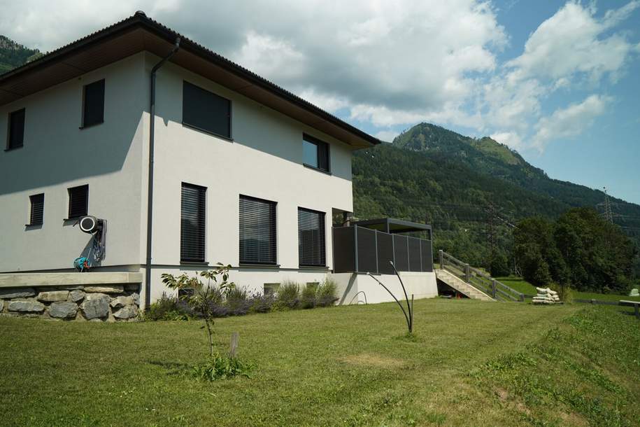 Modernes Einfamilienhaus in Kolbnitz. Luftwärmepumpe. Pergola mit schöner Terrasse., Haus-kauf, 618.000,€, 9815 Spittal an der Drau