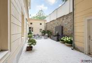 Historische Villa Seutter | sanierungsbedürftige 3 Zimmer-Gartenwohnung mit Atrium in Grünruhelage nähe U-Bahn | 4,40m Raumhöhe