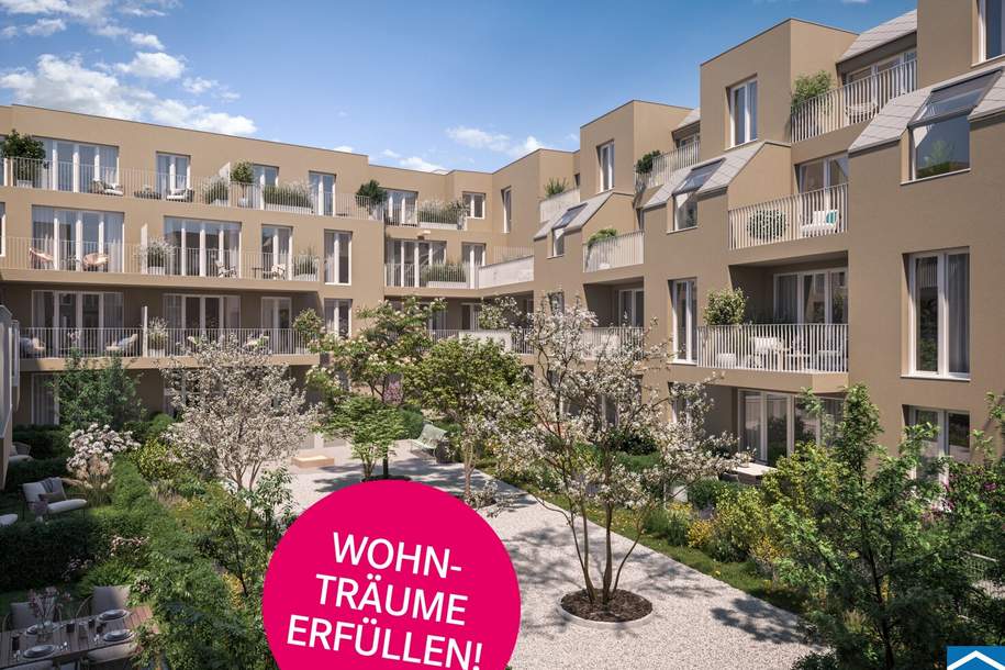 Vermietete Wohnung am Bienefeld - großzügige Freiflächen und intelligente Grundrissen, Wohnung-kauf, 199.000,€, 1220 Wien 22., Donaustadt