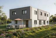 182 m² GARTENPARADIES FÜR DIE GANZE FAMILIE. WIENERBERGER-NEUBAU-HAUS . PROVISIONSFREI für den Käufer.