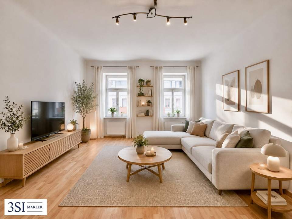 Altbauliebe in Favoriten – stilvolle 2-Zimmer-Wohnung mit klassischem Wiener Flair