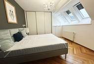 STAATSOPER-BLICK, klimatisiertes 110 m2 Dachgeschoss mit 20 m2 Terrasse, 3 Zimmer, Extraküche, 2 Bäder, Möblierung möglich