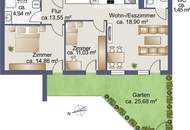 Stilvoll wohnen mit exklusivem Wellnessbereich – 3-Zimmer-Wohnung mit Außenbereich - inkl. Heizung und Tiefgaragenplatz