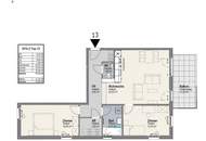 Moderne 3-Zimmer Wohnung mit Kühlung und großem Balkon