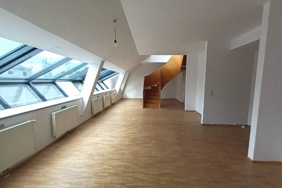 Riesiges 1-Zimmer-Loft mit Terrasse – Wohnen über den Dächern Befristet vermietet, Wohnung-kauf, 429.000,€, 1140 Wien 14., Penzing