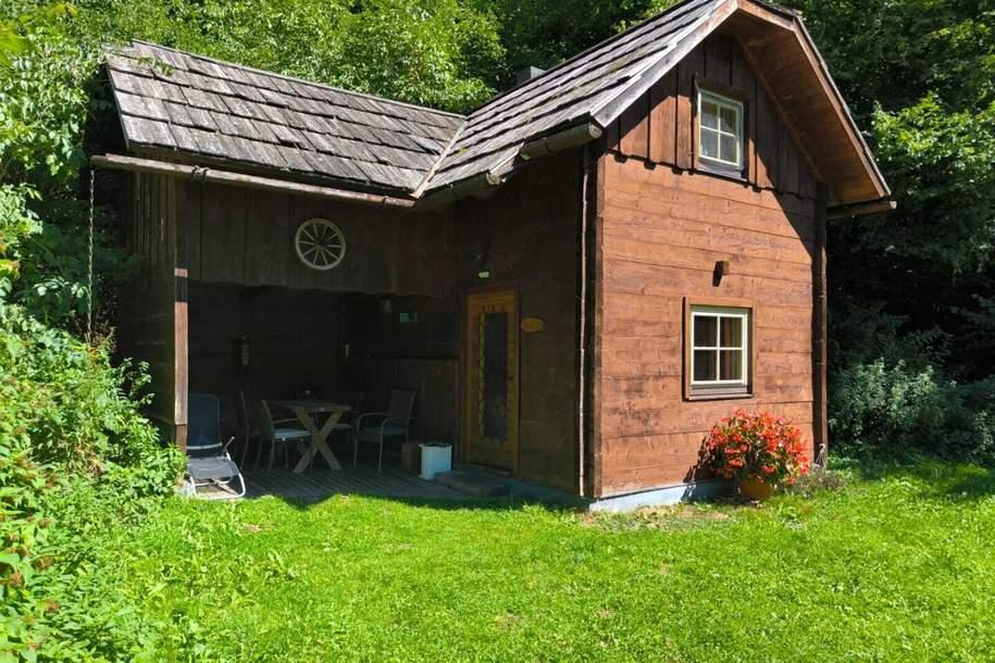 Einmalige Gelegenheit – Uriges Ferienhäuschen in traumhafter Naturlage mit Panoramablick auf den Afritzer See und privaten Seezugang, Haus-kauf, 250.000,€, 9544 Villach Land