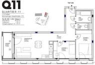 Q11 Leben in Simmering - Loggiawohnung mit 3 Zimmern und Deckenkühlung!