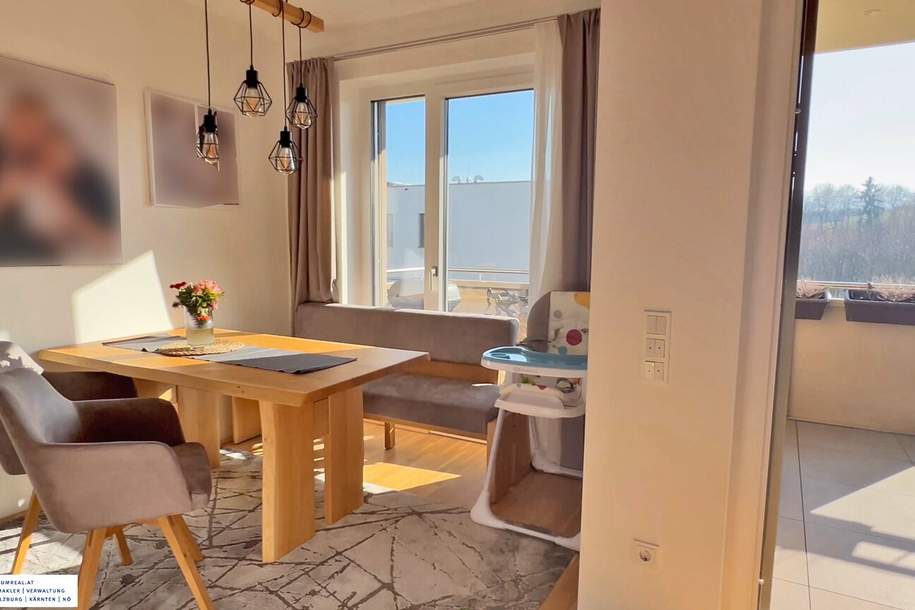 STEYR/GARSTEN 'Am Südhang' - Neuwertige Traumwohnung mit Balkon und tollem Ausblick, Wohnung-kauf, 390.000,€, 4400 Steyr(Stadt)