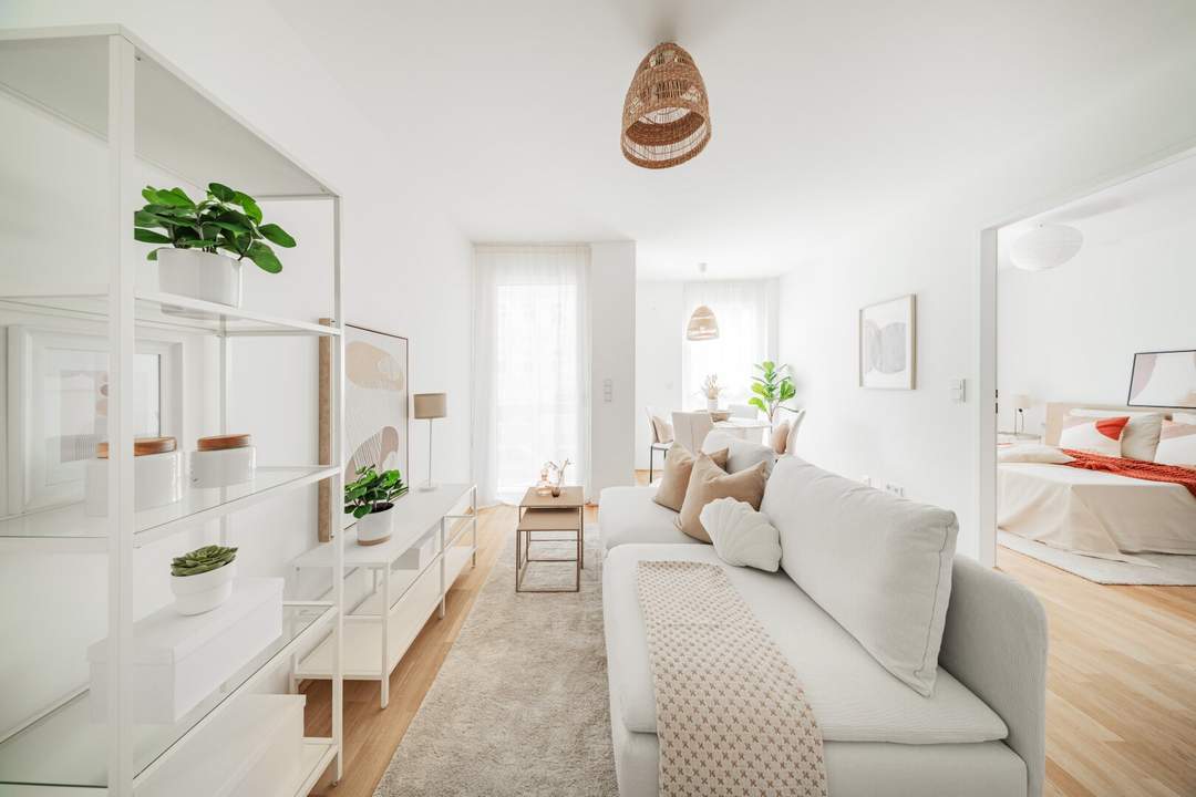 Moderne 2-Zimmer-Wohnung mit Loggia - Nachhaltiges Wohnen beim Yppenplatz