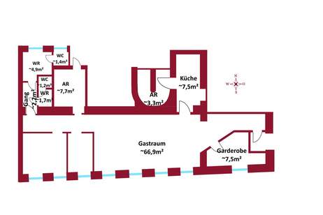 U1 in 5 Minuten erreichbar - Kurzzeitvermietung möglich - Lift im Haus - Zusammenlegung von Wohnungen möglich - Dachgeschoß Ausblick, Gewerbeobjekt-kauf, 195.000,€, 1100 Wien 10., Favoriten
