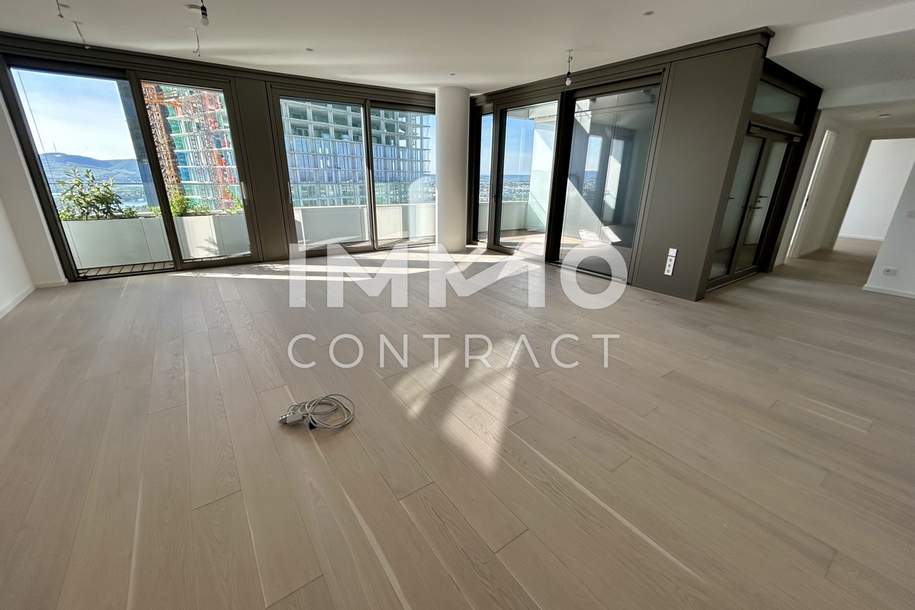 Luxuriöses 3-Zimmer Apartment mit atemberaubenden Blick auf die Donau! Pool, Spa, Fitness vorhanden, Wohnung-kauf, 1.949.000,€, 1220 Wien 22., Donaustadt