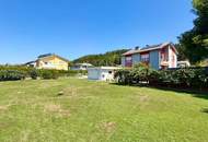 Klagenfurt - Walddorf: Baugrundstück mit Garagengebäude &amp; Gartenhäuschen