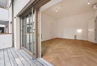 HOFLAGE mit BALKON! Luxus-Erstbezug mit 3,30 m Raumhöhe im 1. Obergeschoß