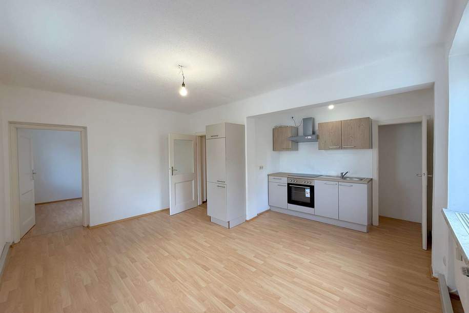 Perfekt aufgeteilte 3-Zimmer-Wohnung mit neuer Küche, Wohnung-miete, 456,50,€, 8750 Murtal