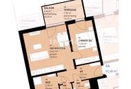 Provisionsfrei: 2-Zimmer-Terrassenwohnung – modernes Wohnen im Grünen
