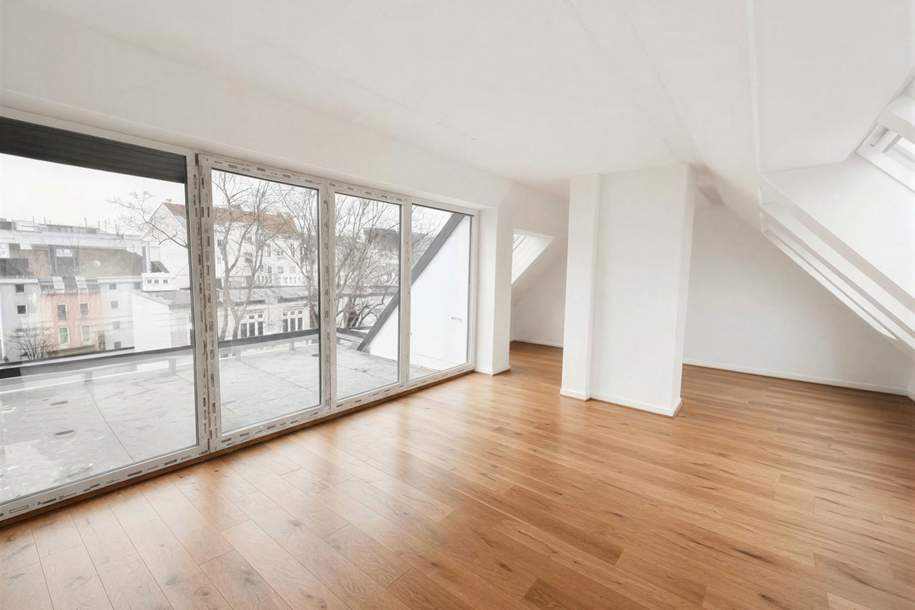 Wohnen auf zwei Ebenen beim Kutschkermarkt – Erstbezug mit hofseitiger Terrasse, Wohnung-kauf, 983.899,€, 1180 Wien 18., Währing
