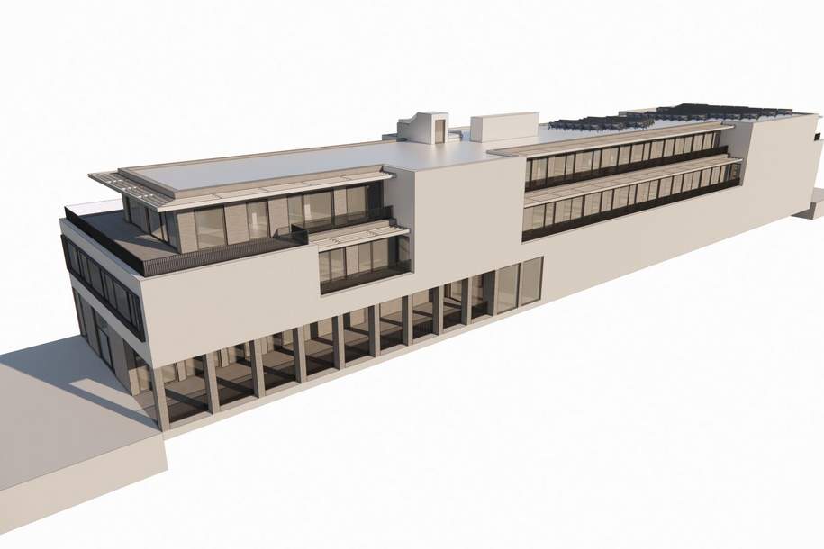 Neubau | Erstbezug nach Fertigstellung - Büro samt großer Terrasse, Gewerbeobjekt-miete, 15.144,50,€, 1110 Wien 11., Simmering