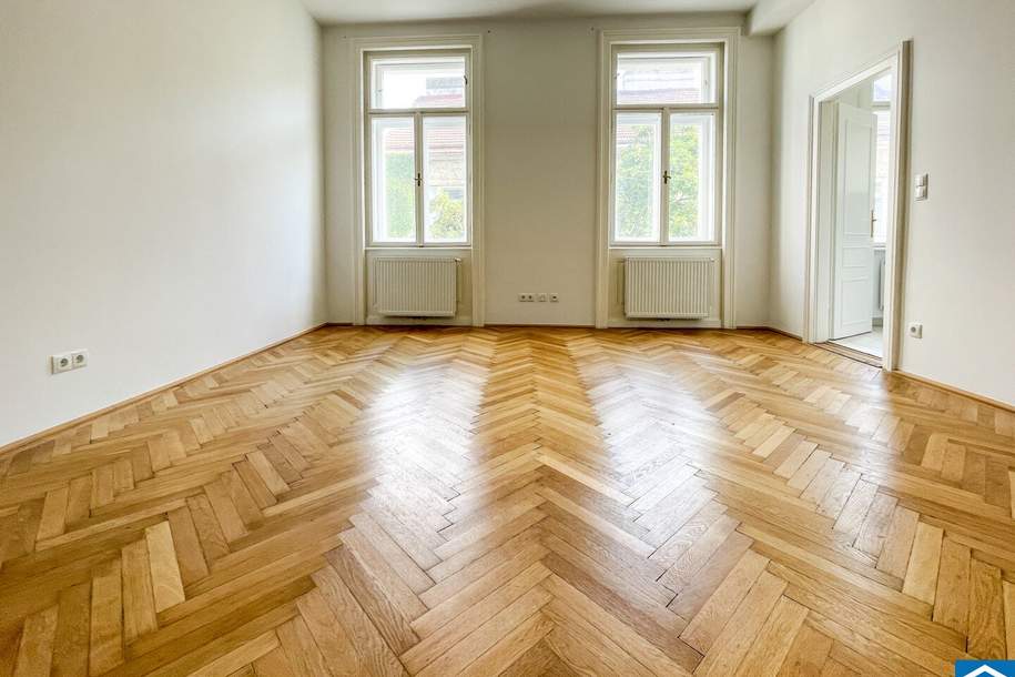 Hofruhelage: Helle 2 Zimmer-Altbauwohnung an der Ungargasse, Wohnung-kauf, 489.000,€, 1030 Wien 3., Landstraße