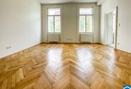Hofruhelage: Helle 2 Zimmer-Altbauwohnung an der Ungargasse