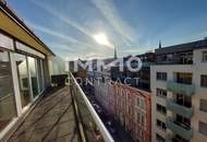 **AB SOFORT** Exklusive 3-Zimmer Dachgeschoss-Wohnung mit 2 Terrassen - Bismarckstraße 16 - Top 20