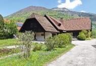 Romantisches, liebevolles Holzblockhaus in SONNIGER Lage mit schönen Ausblicken - GROSSES BAUGRUNDSTÜCK am Ortsrand!
