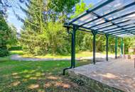 Grüne Oase in Prestige-Lage, Stilvilla mit ca. 1.600 m² Grund, Gästehaus, 2 Garagen und großem Pool