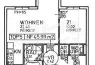 Kompakte Zweizimmerwohnung: Brigittagasse 13 - Top 6