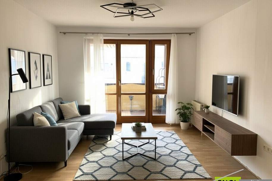 sofort verfügbare helle, gutangelegte 3 Zimmerwohnung mit sonniger Loggia in zentraler Lage inkl. KFZ Stellplatz, Wohnung-kauf, 329.000,€, 1220 Wien 22., Donaustadt