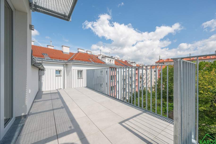 Erstbezug: Moderne 3-Zi Dachgeschoßwohnung + Balkon!!!, Wohnung-miete, 1.730,61,€, 1170 Wien 17., Hernals