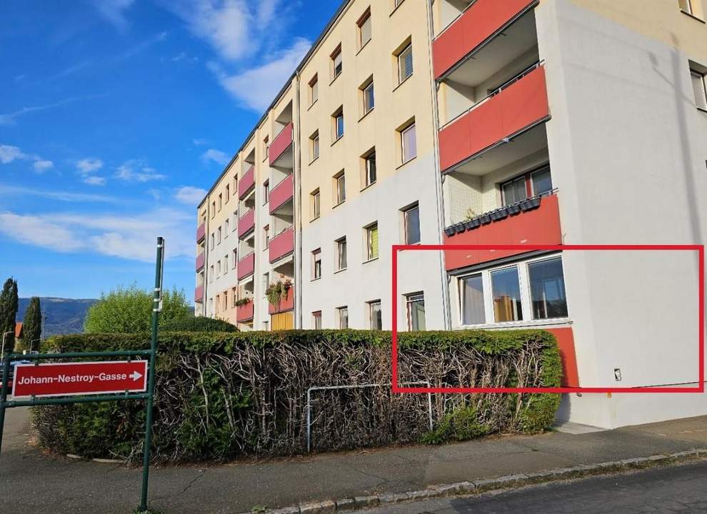 2-Zimmer-Eigentumswohnung mit verglaster Loggia