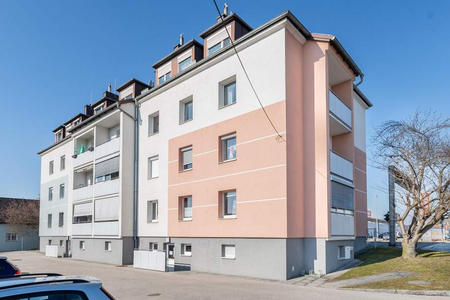 Attraktives Anlegerpaket - Zwei Wohnungen mit Parkplatz und Loggia, Wohnung-kauf, 340.000,€, 4600 Wels(Stadt)