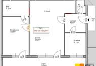 Top sanierte Dreizimmerwohnung, Westloggia