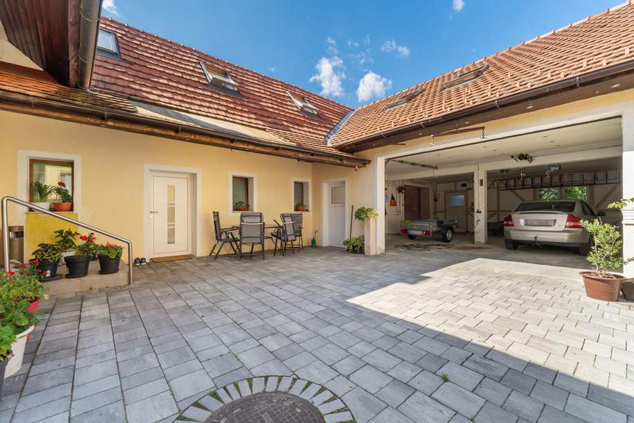Ländlicher Charme im Ortskern: Hofliegenschaft mit flexiblem Nutzungskonzept aus zwei Wohneinheiten, Haus-kauf, 244.500,€, 8423 Leibnitz