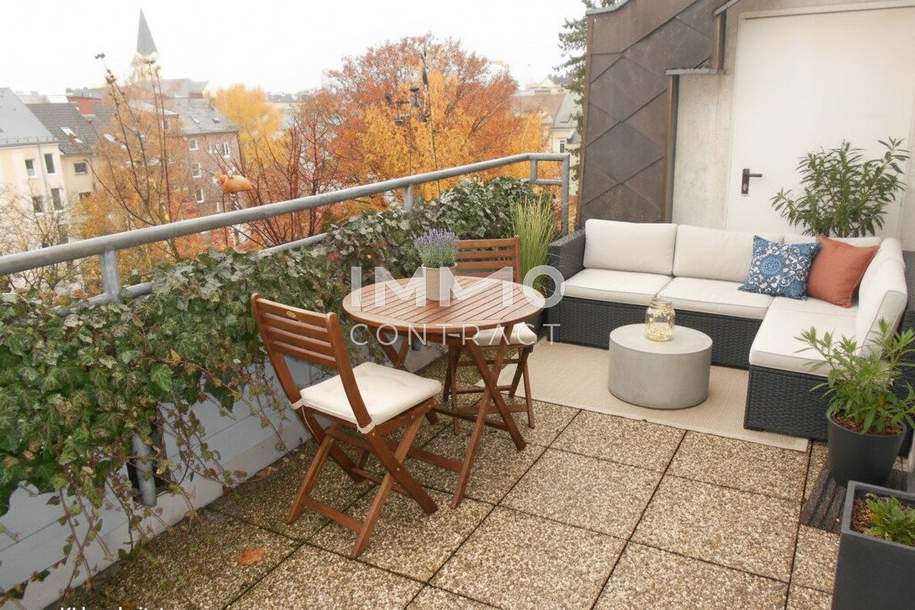 **Ab sofort** Sonnige 3-Zimmer Wohnung mit Dachterrasse in der Volksfeststrasse 34 - Top 13, Wohnung-miete, 1.094,37,€, 4020 Linz(Stadt)