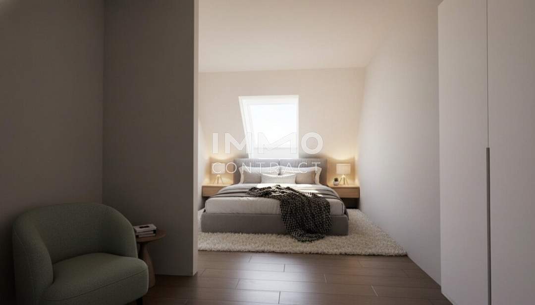 Top-Dachgeschoss nahe U-Bahn: 3-Zimmer mit Terrasse – Küche gratis &amp; Nebenkosten sparen - nur kurzfristig!