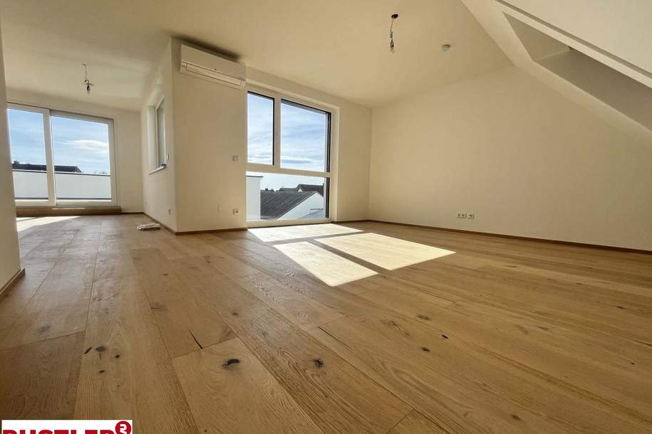 ERSTBEZUG | Gemütliche Dachgeschoss-Maisonette mit beeindruckender Terrasse | Nächst der Lobau, Wohnung-kauf, 745.000,€, 1220 Wien 22., Donaustadt