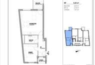 2-Zimmer NEUBAU Wohnung mit Balkon und Loggia! ab sofort